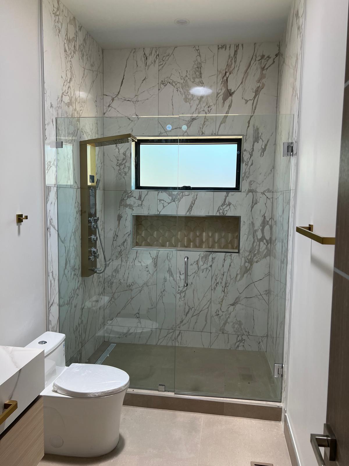 Modern Bathroom with Glass Shower
